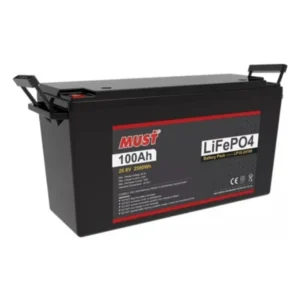 Batería de litio 100Ah Must 25.6V