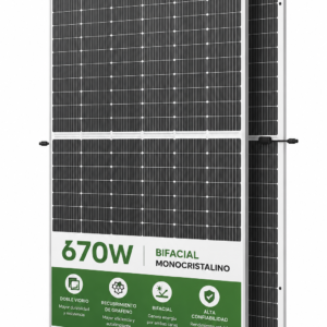Panel solar de 670W Monocristalino Bifacial ZnShineSolar