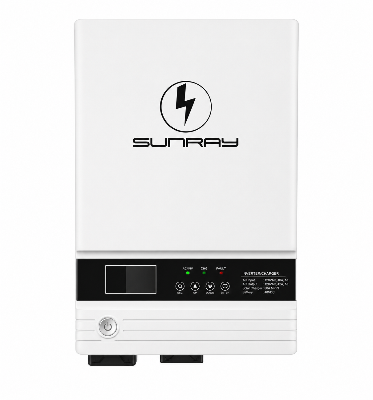 Inversor Cargador monofásico SUNRAY 4000W 24VDC