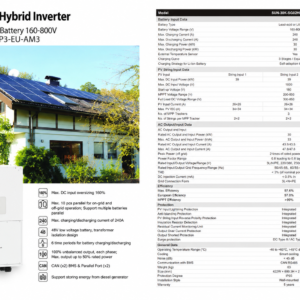 Inversor Trifásico Deye Híbrido 30kW