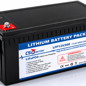 Batería de Litio LifePo4 12V 200Ah CSBattery