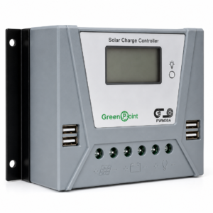 Controlador Solar PWM 30A GreenPoint Gris