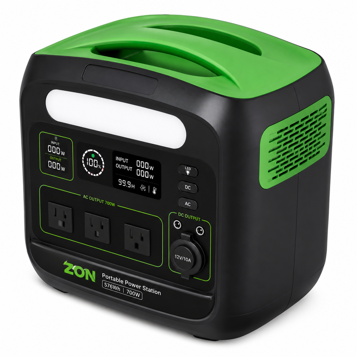 Sistema de Respaldo Eléctrico de 576Wh con 700W de Potencia ZON