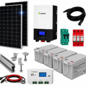Kit Solar Aislado de 8400Wh/día y 4kW de Potencia Pico con Baterías de Gel