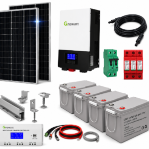 Kit Solar Aislado de 7450Wh/día y 6kW de Potencia Pico con Baterías de Gel