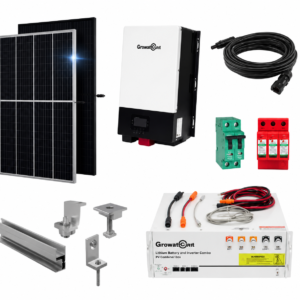 Kit Solar Aislado de 3600Wh/día y 3kW de Potencia Pico con Baterías de Litio