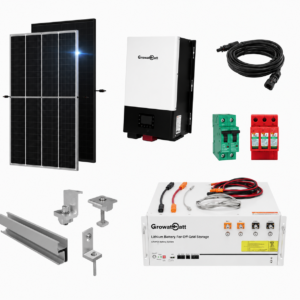 Kit Solar Aislado de 3600Wh/día y 2kW de Potencia Pico con Baterías de Litio