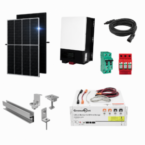 Kit Solar Aislado de 3000Wh/día y 1,5kW de Potencia Pico con Baterías de Litio