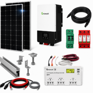 Kit Solar Aislado de 9550Wh/día y 13kW de Potencia Pico con Baterías de Litio
