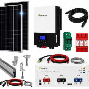 Kit Solar Aislado de 8950Wh/día y 13kW de Potencia Pico con Baterías de Litio