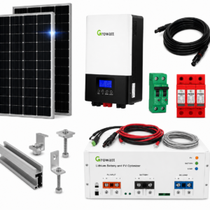 Kit Solar Aislado de 7450Wh/día y 6kW de Potencia Pico con Baterías de Litio