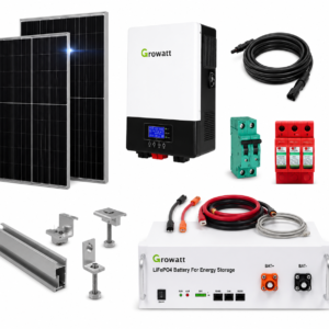 Kit Solar Aislado de 6000Wh/día y 6kW de Potencia Pico con Baterías de Litio