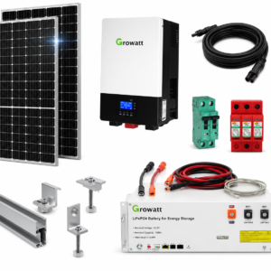 Kit Solar Aislado de 6000Wh/día y 3kW de Potencia Pico con Baterías de Litio