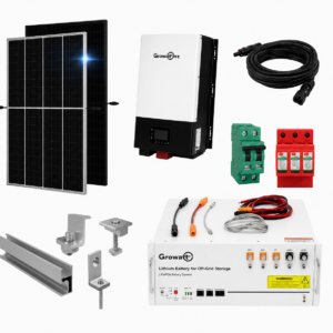 Kit Solar Aislado de 4500Wh/día y 3kW de Potencia Pico con Baterías de Litio