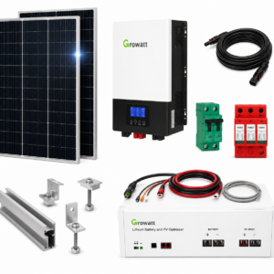 Kit Solar Aislado de 7450Wh/día y 4kW de Potencia Pico con Baterías de Litio