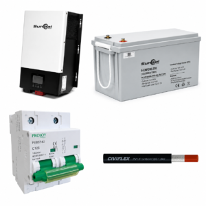 Kit de Respaldo GreenPoint: Inversor 2kW + Batería Litio 150Ah 25.6V
