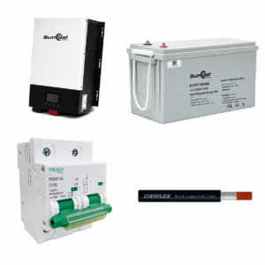 Kit de Respaldo GreenPoint: Inversor 2kW + Batería Litio 100Ah 25.6V