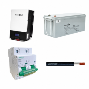 Kit de Respaldo GreenPoint: Inversor 1.5kW + Batería Litio 100Ah 25.6V