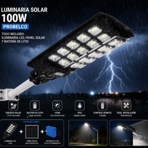 Luminaria Solar 100W